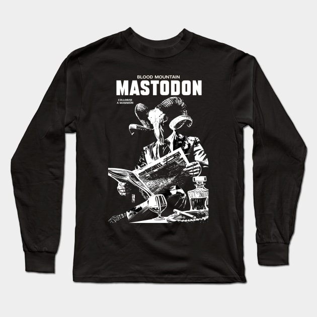 Call of the Mastodon Fanart Long Sleeve T-Shirt by faeza dsgn